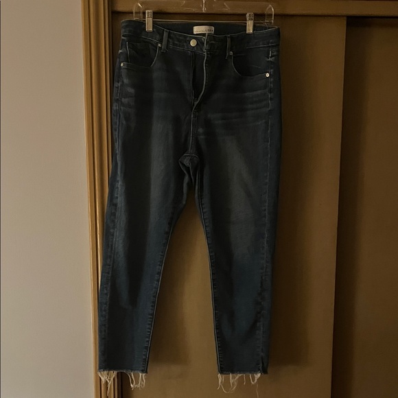 LOFT Dark Blue Ankle Jeans - Picture 1 of 4